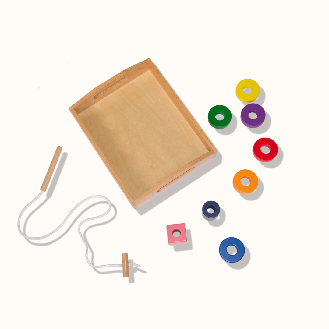 Montessori Inspired Lacing Activity