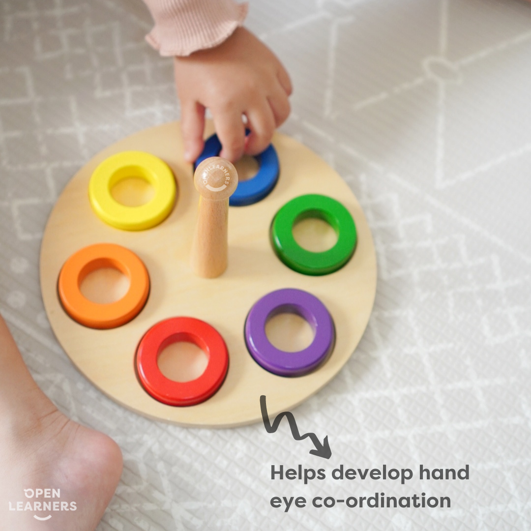 Montessori sorting rings