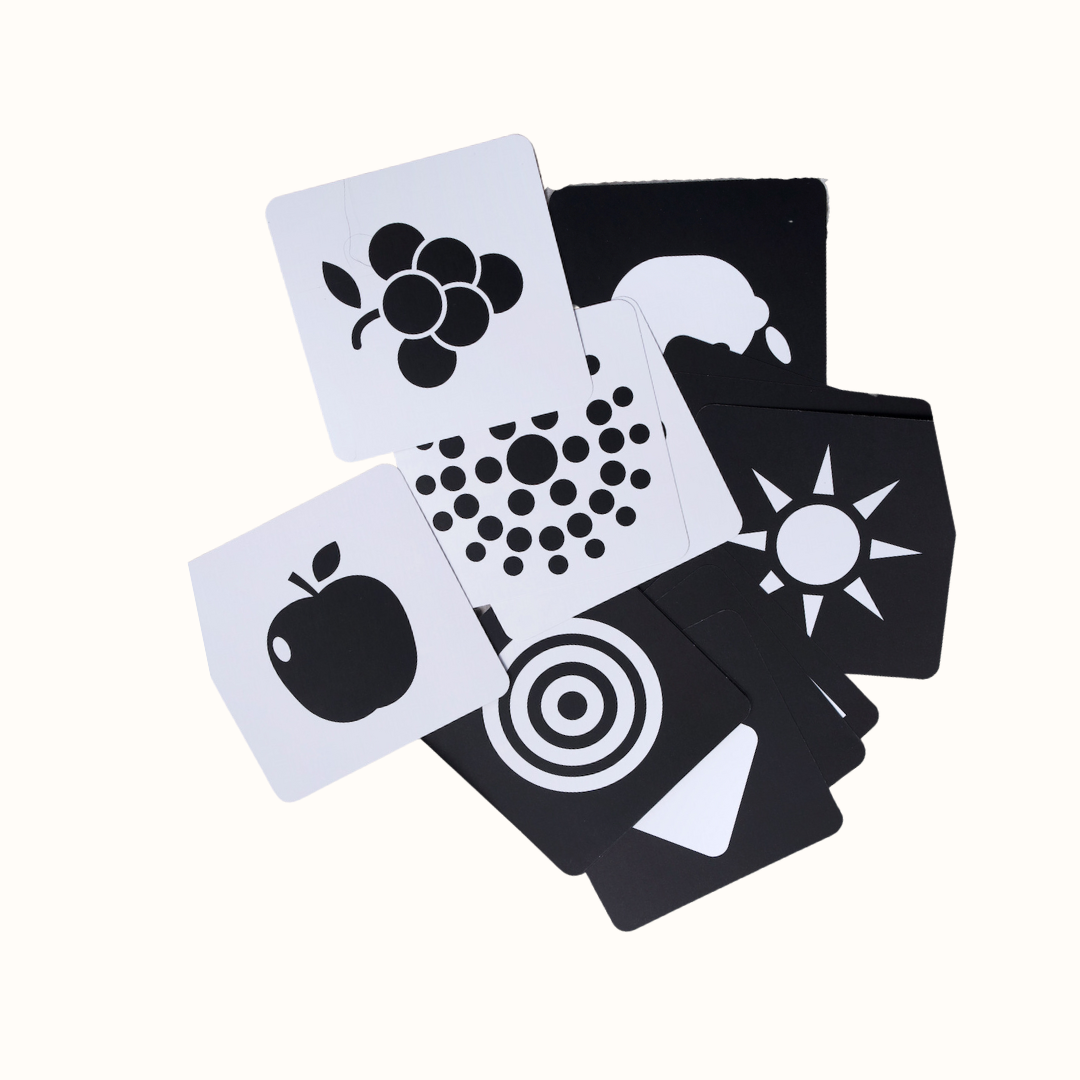 Black and White Visual cards - SECONDS